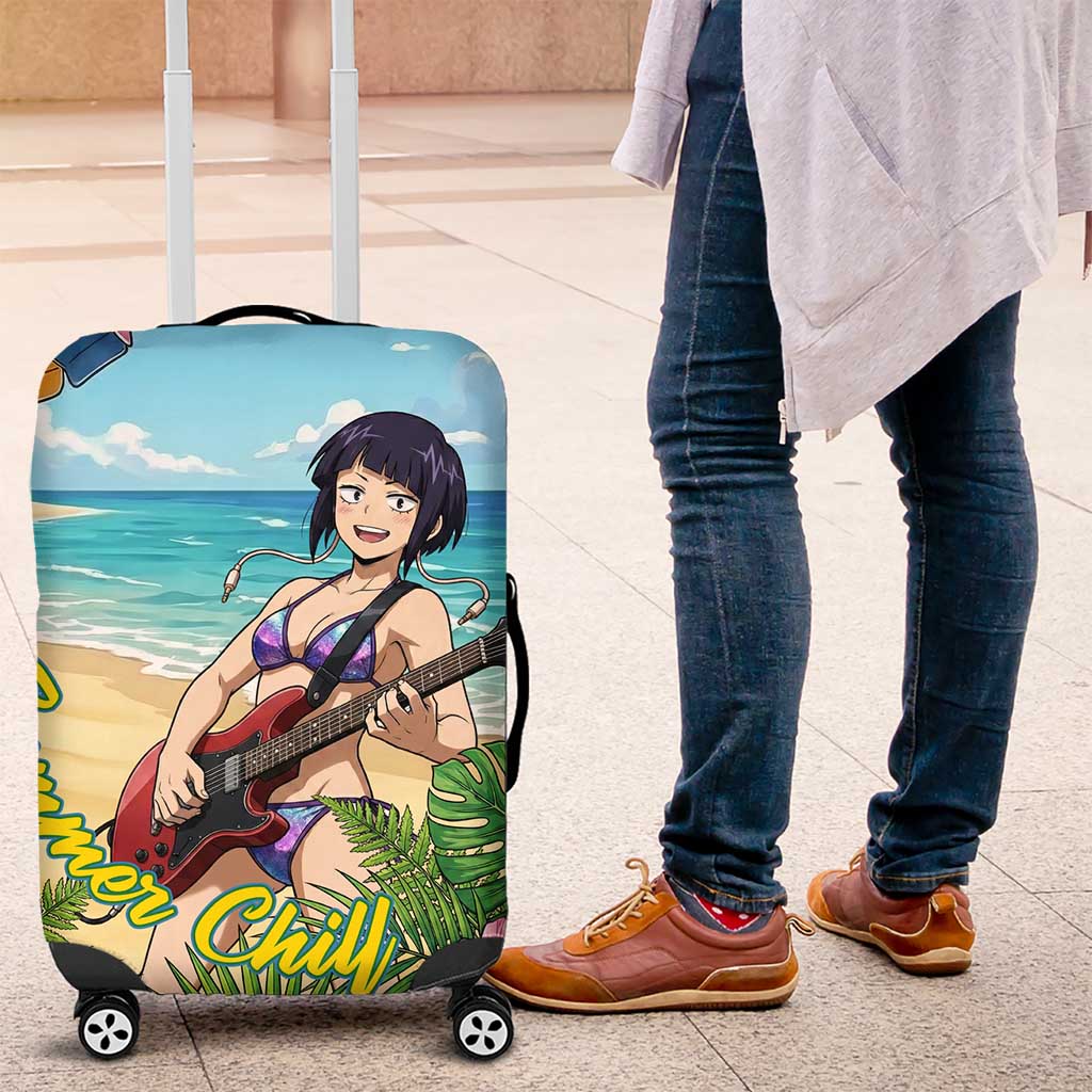 Kyoka Jiro Summer Chill Luggage Cover Tropical Anime Rock Vibes
