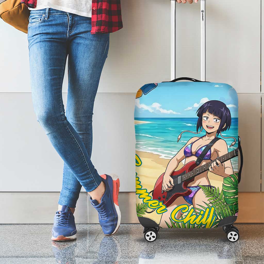 Kyoka Jiro Summer Chill Luggage Cover Tropical Anime Rock Vibes
