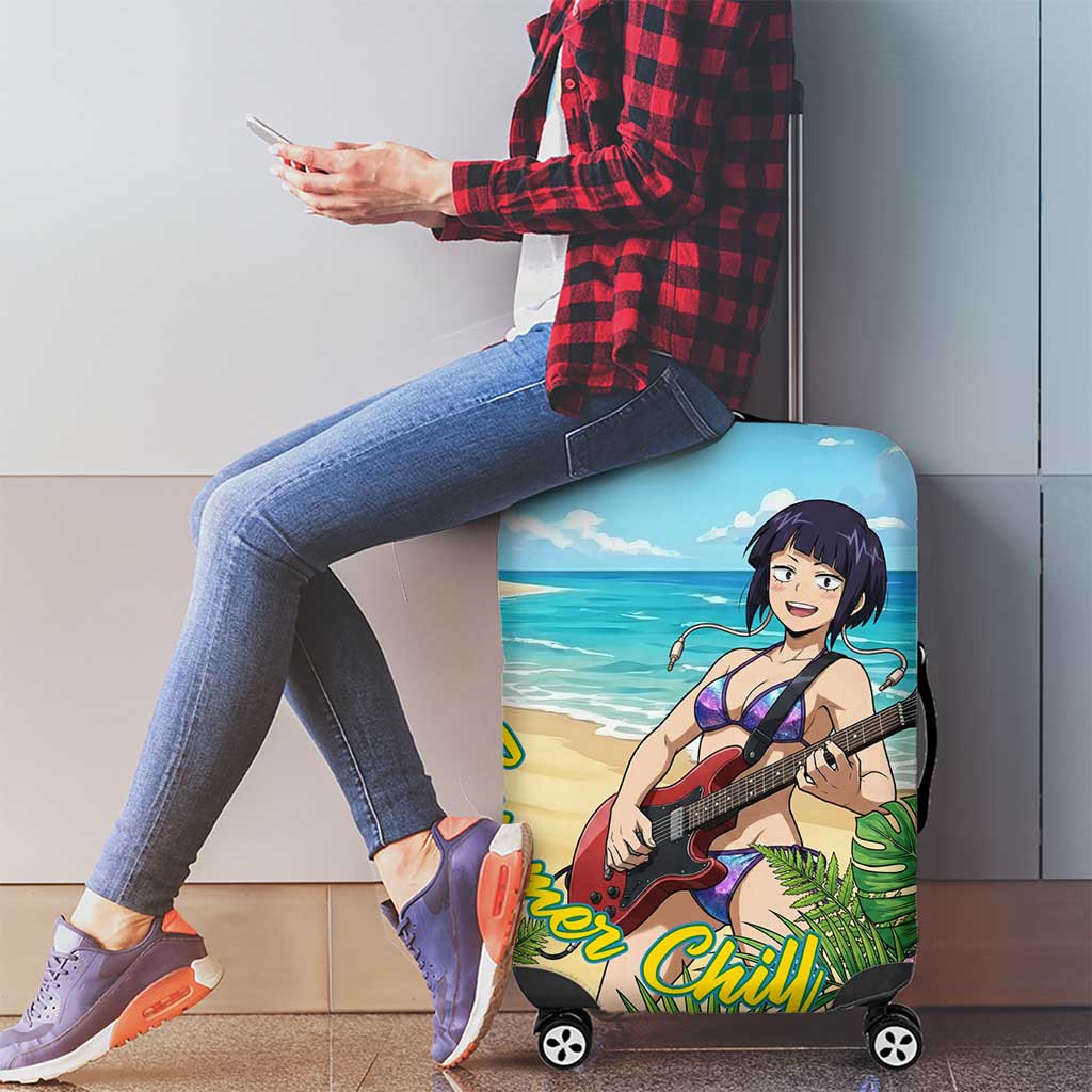 Kyoka Jiro Summer Chill Luggage Cover Tropical Anime Rock Vibes