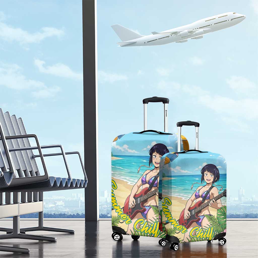 Kyoka Jiro Summer Chill Luggage Cover Tropical Anime Rock Vibes