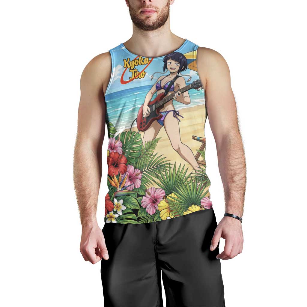 Kyoka Jiro Summer Chill Men Tank Top Tropical Anime Rock Vibes