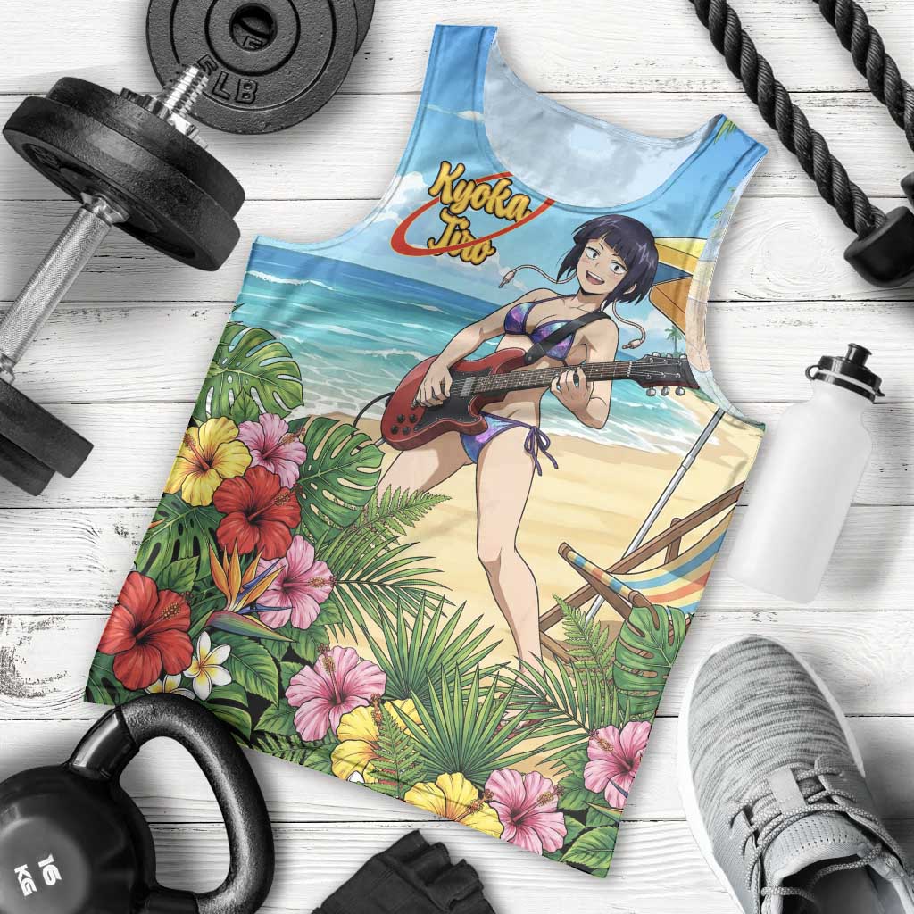 Kyoka Jiro Summer Chill Men Tank Top Tropical Anime Rock Vibes