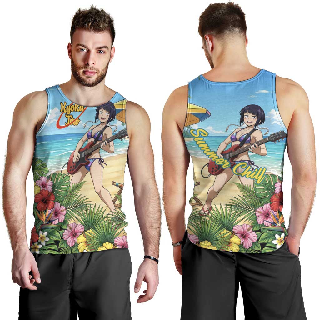 Kyoka Jiro Summer Chill Men Tank Top Tropical Anime Rock Vibes