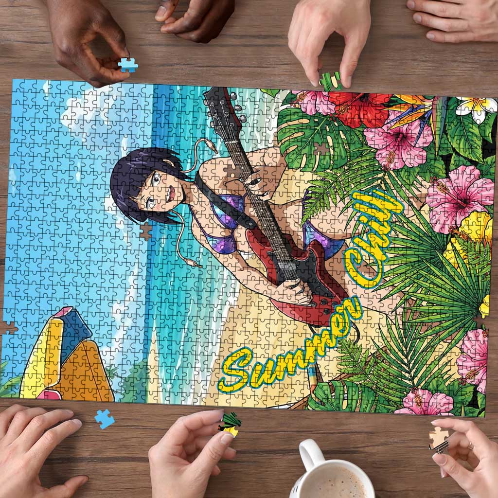 Kyoka Jiro Summer Chill Puzzle Tropical Anime Rock Vibes