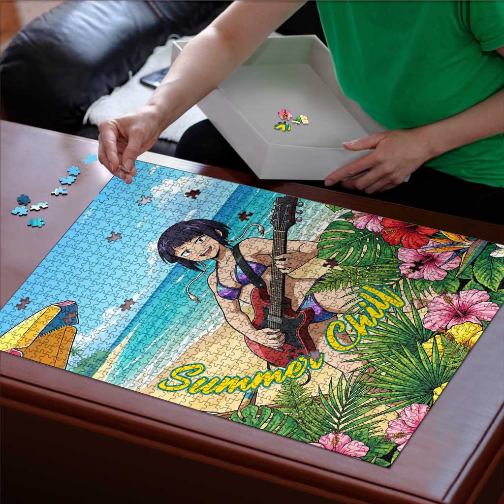 Kyoka Jiro Summer Chill Puzzle Tropical Anime Rock Vibes