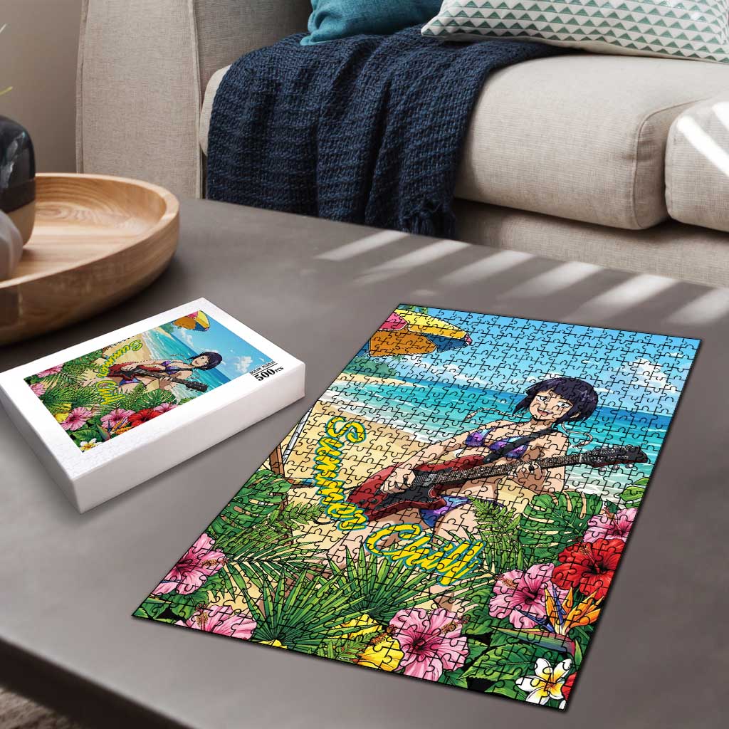 Kyoka Jiro Summer Chill Puzzle Tropical Anime Rock Vibes