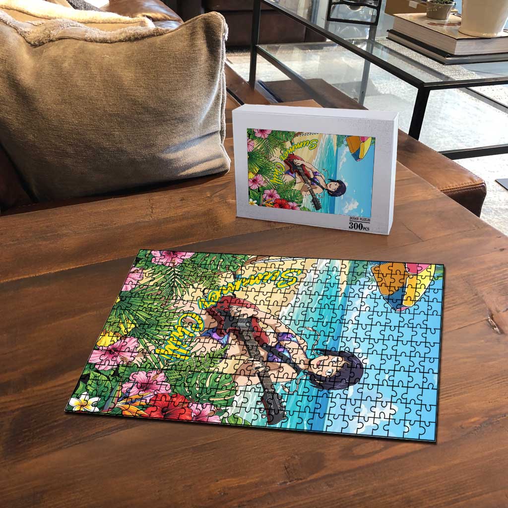 Kyoka Jiro Summer Chill Puzzle Tropical Anime Rock Vibes