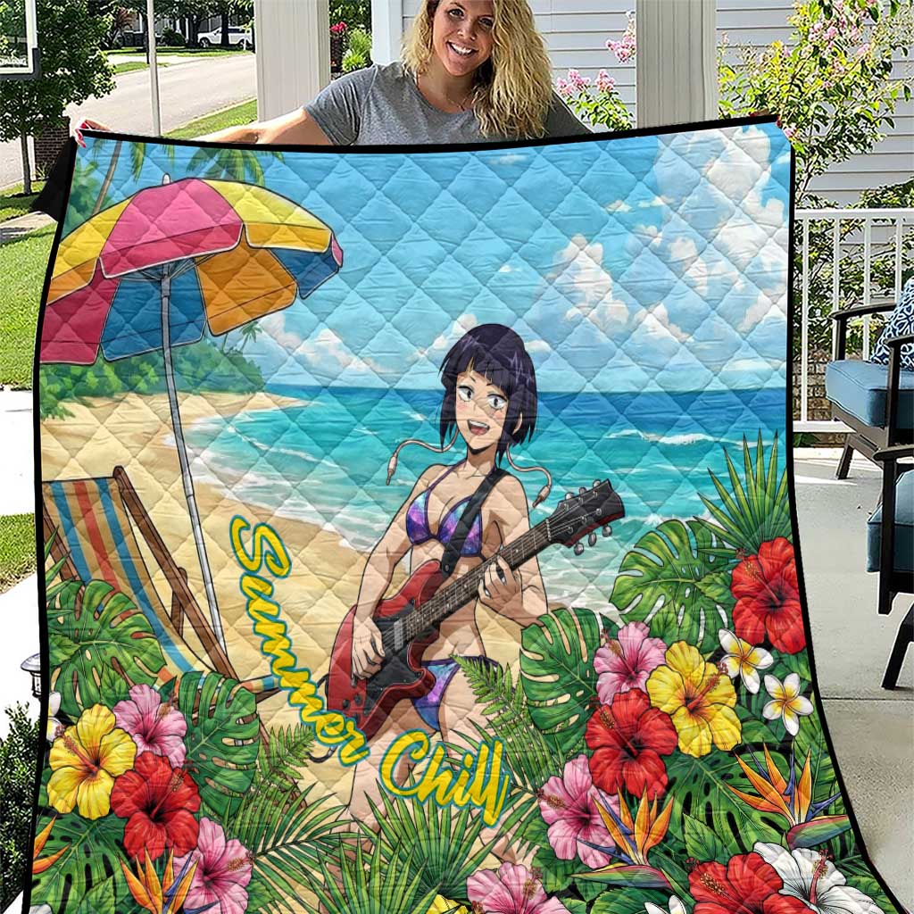 Kyoka Jiro Summer Chill Quilt Tropical Anime Rock Vibes