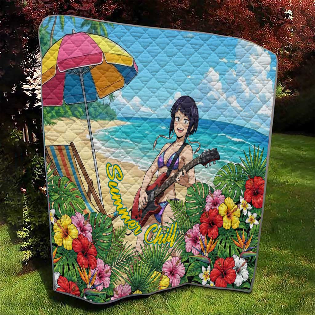 Kyoka Jiro Summer Chill Quilt Tropical Anime Rock Vibes