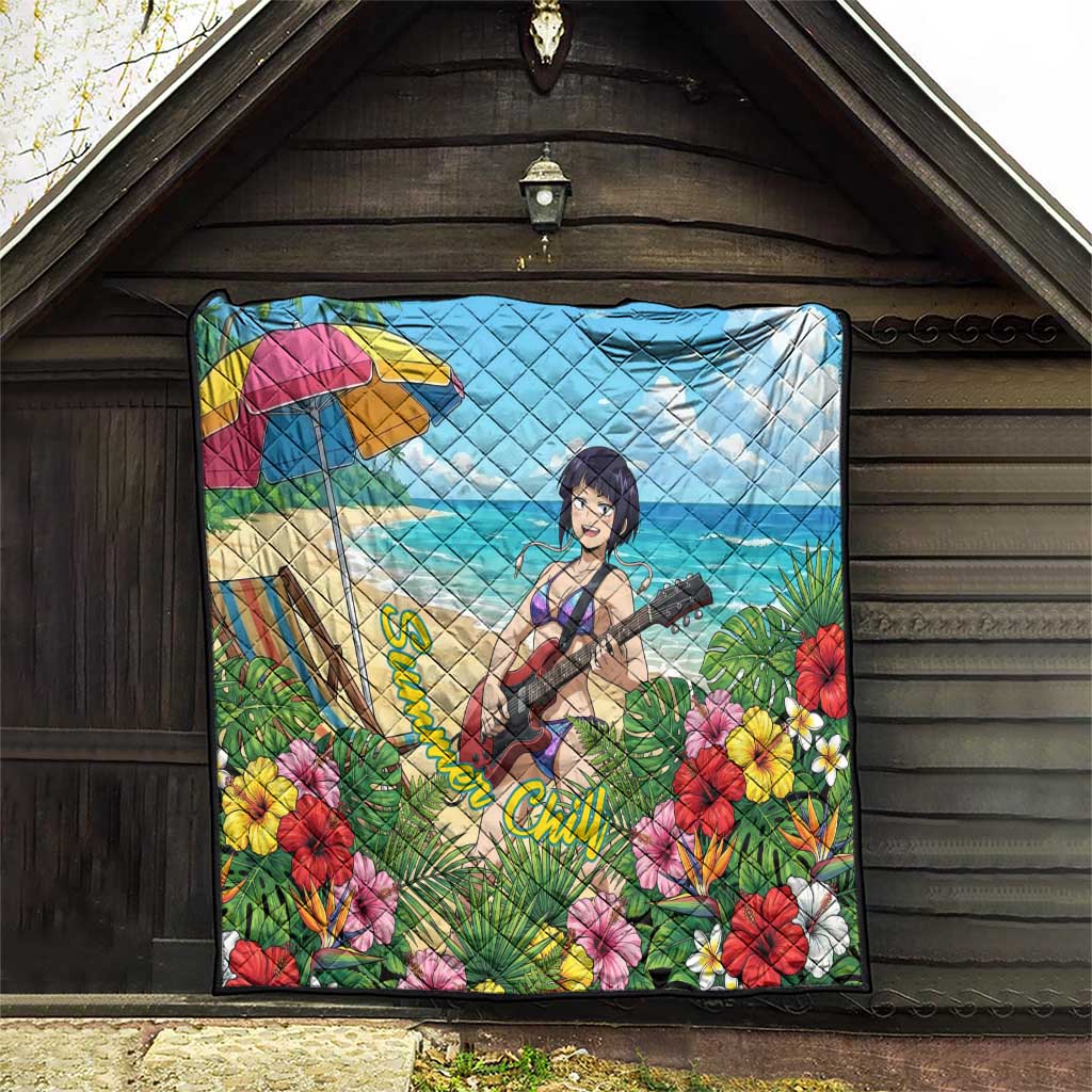 Kyoka Jiro Summer Chill Quilt Tropical Anime Rock Vibes