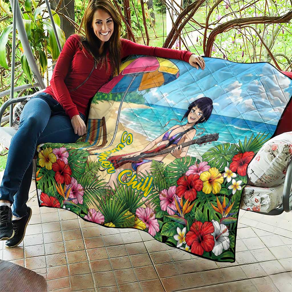 Kyoka Jiro Summer Chill Quilt Tropical Anime Rock Vibes