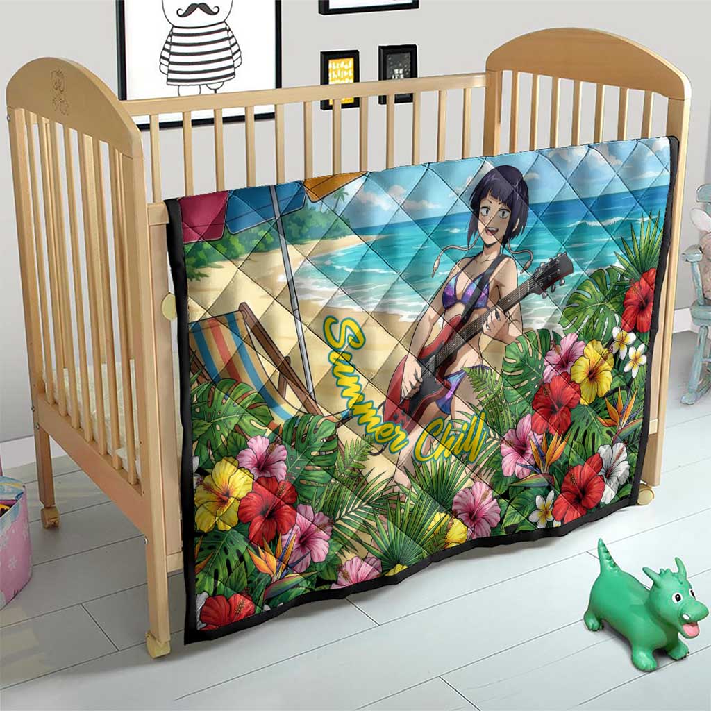 Kyoka Jiro Summer Chill Quilt Tropical Anime Rock Vibes