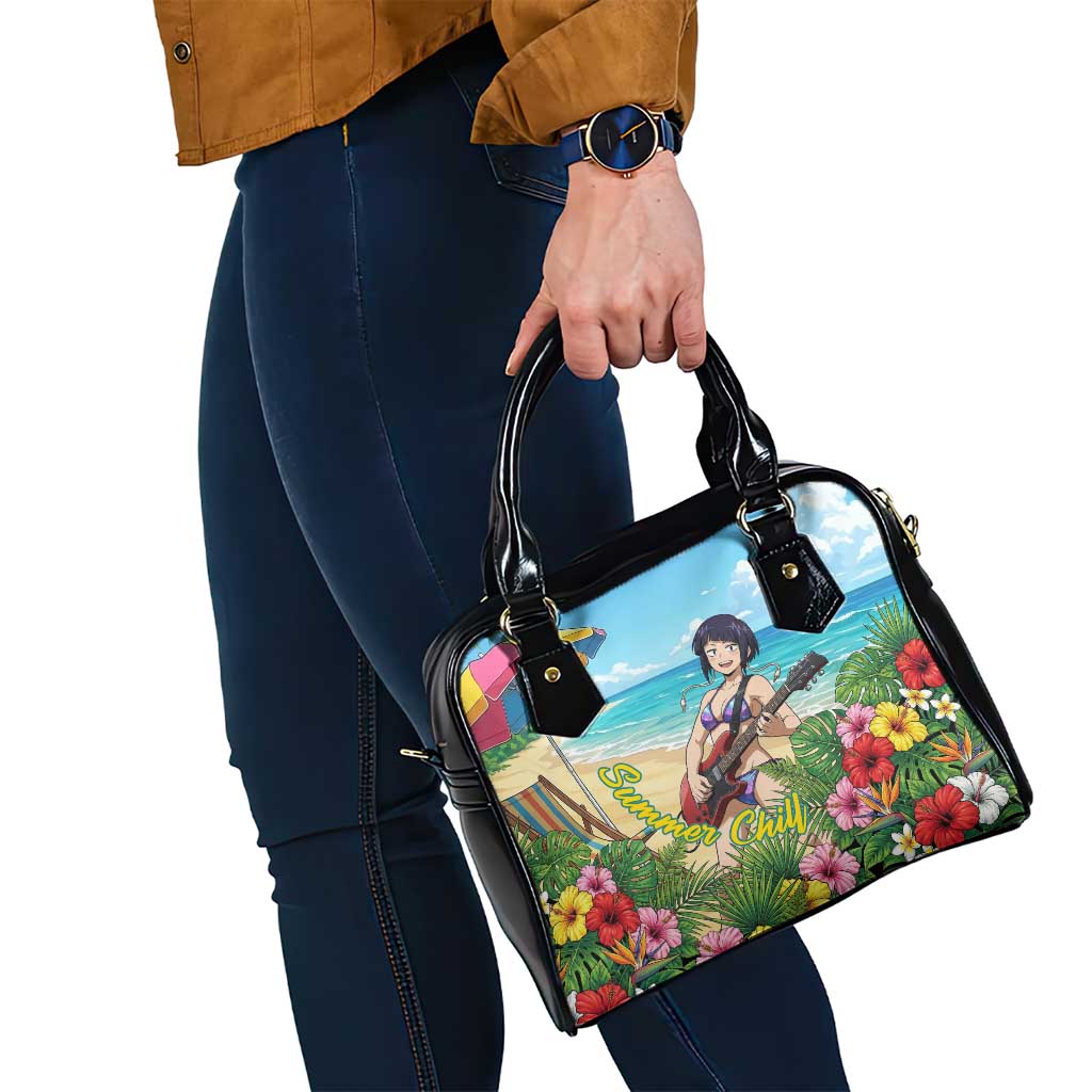 Kyoka Jiro Summer Chill Shoulder Handbag Tropical Anime Rock Vibes