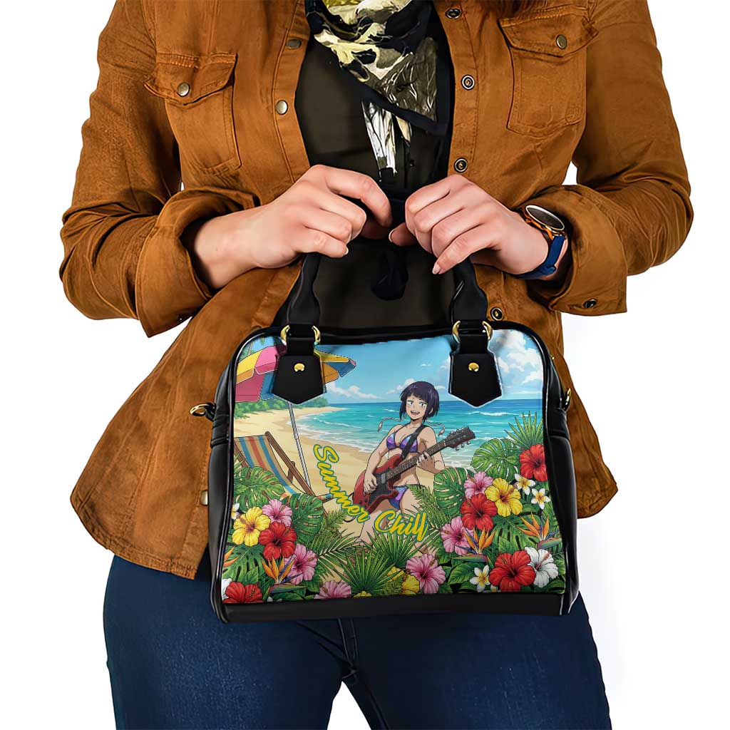Kyoka Jiro Summer Chill Shoulder Handbag Tropical Anime Rock Vibes