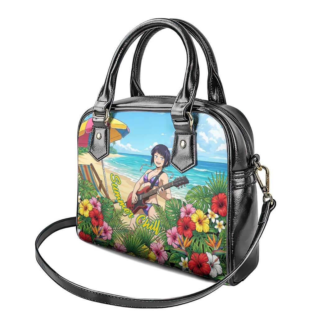 Kyoka Jiro Summer Chill Shoulder Handbag Tropical Anime Rock Vibes