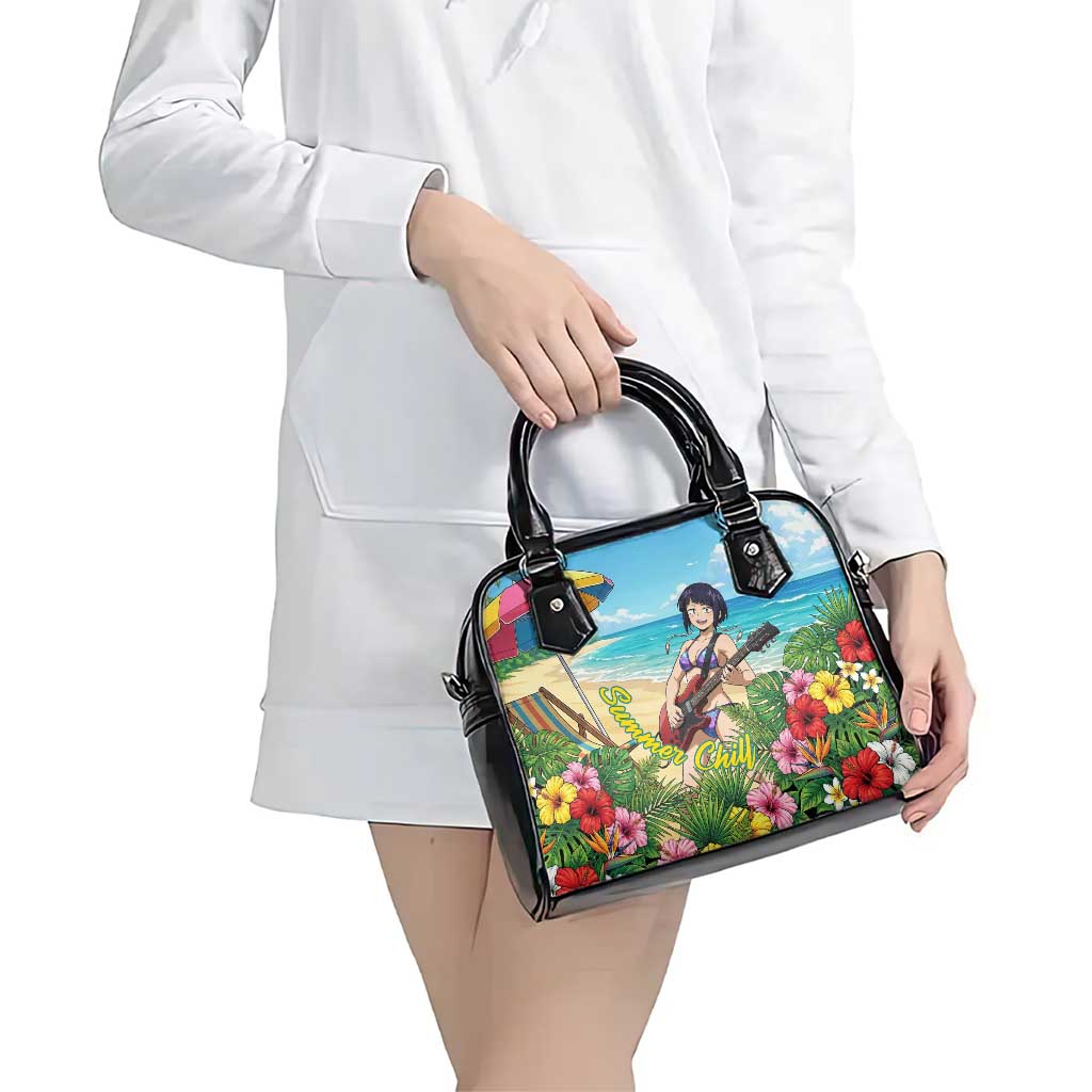 Kyoka Jiro Summer Chill Shoulder Handbag Tropical Anime Rock Vibes