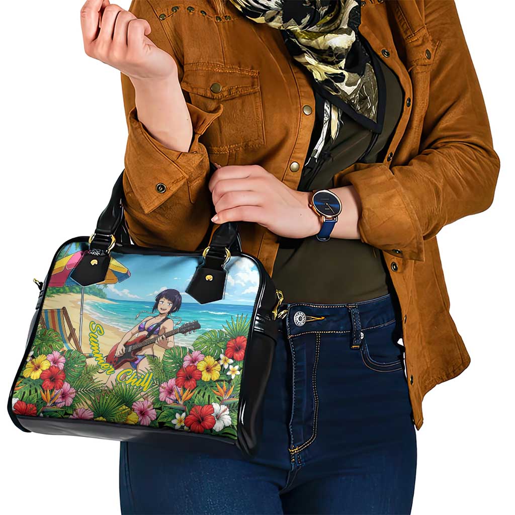 Kyoka Jiro Summer Chill Shoulder Handbag Tropical Anime Rock Vibes