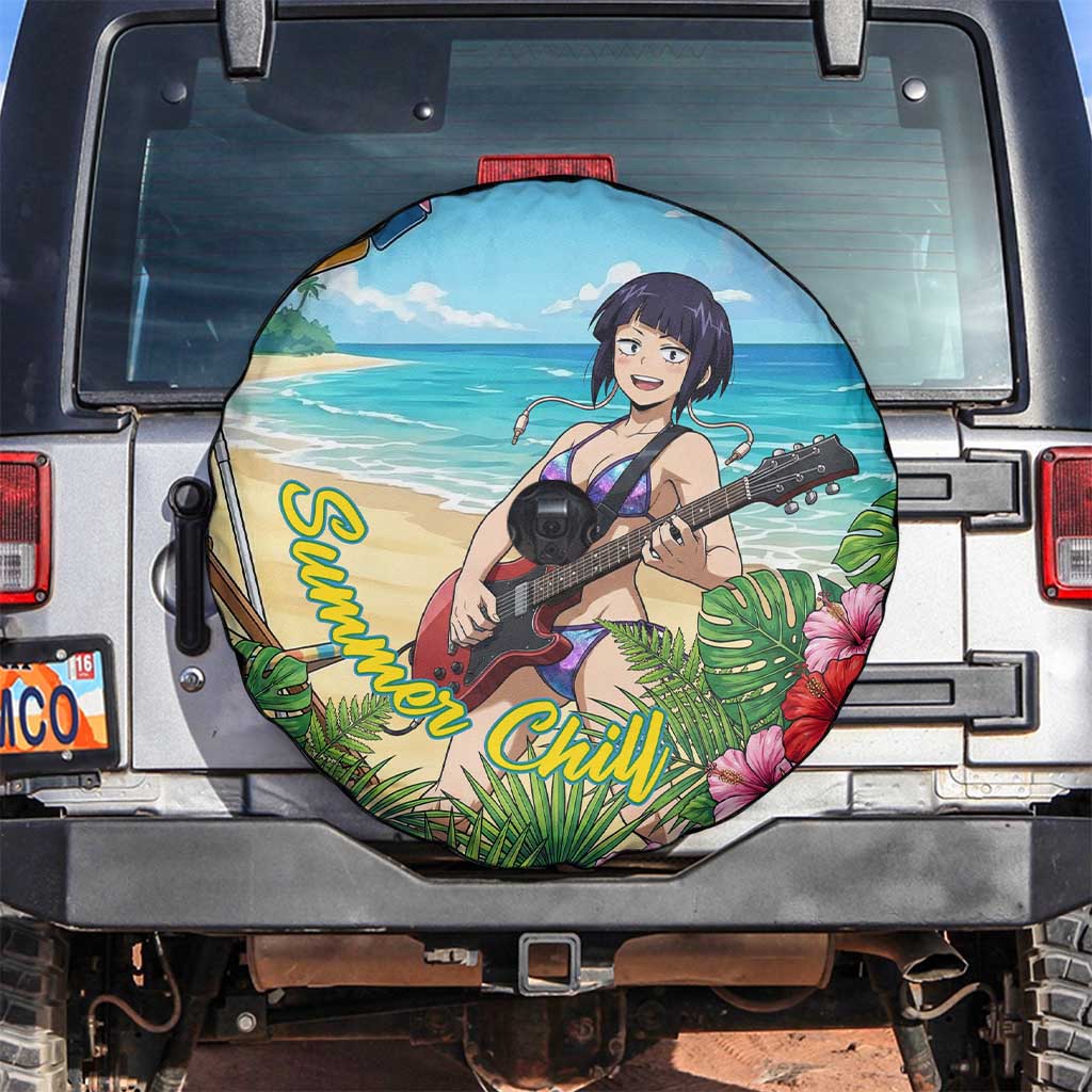 Kyoka Jiro Summer Chill Spare Tire Cover Tropical Anime Rock Vibes