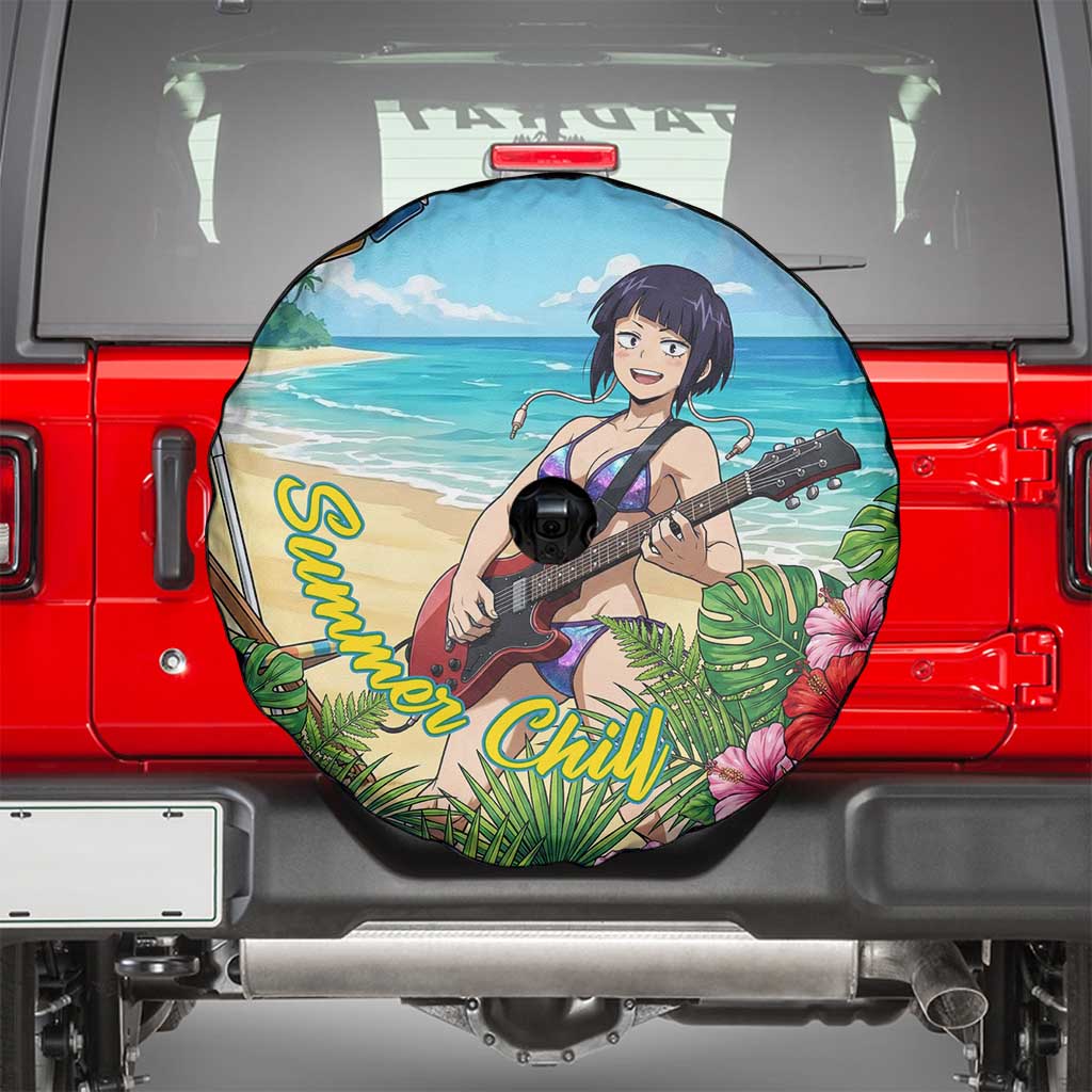 Kyoka Jiro Summer Chill Spare Tire Cover Tropical Anime Rock Vibes