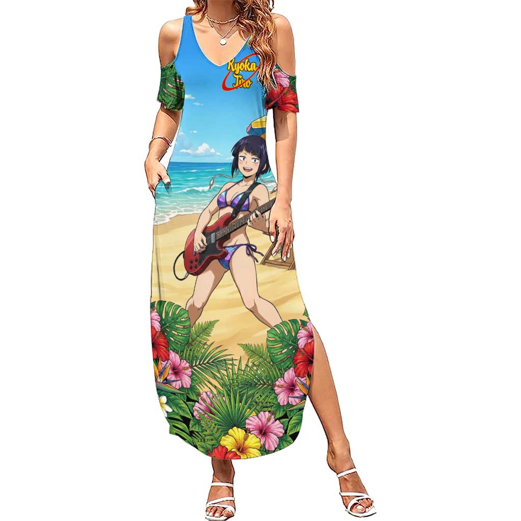 Kyoka Jiro Summer Chill Summer Maxi Dress Tropical Anime Rock Vibes