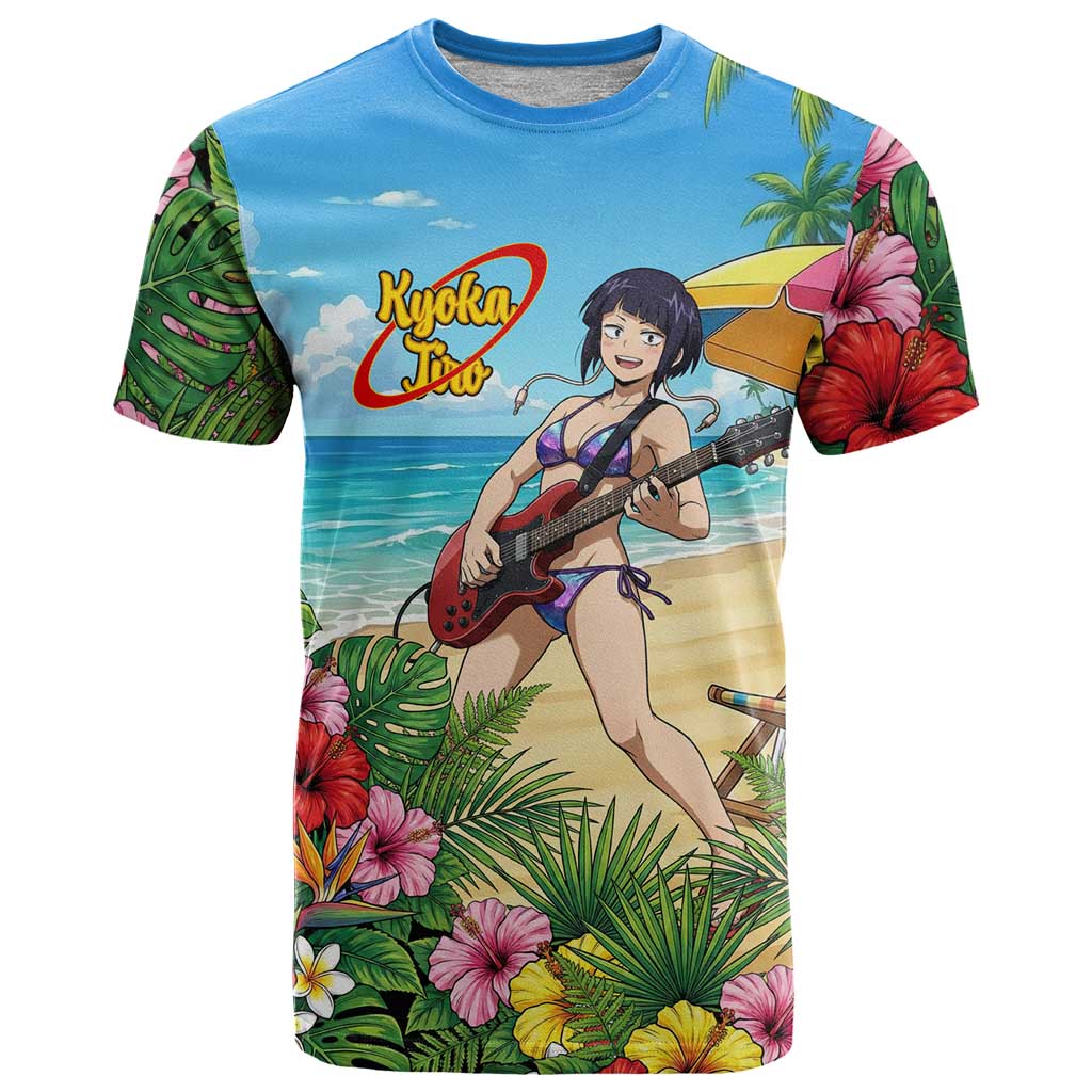 Kyoka Jiro Summer Chill T Shirt Tropical Anime Rock Vibes