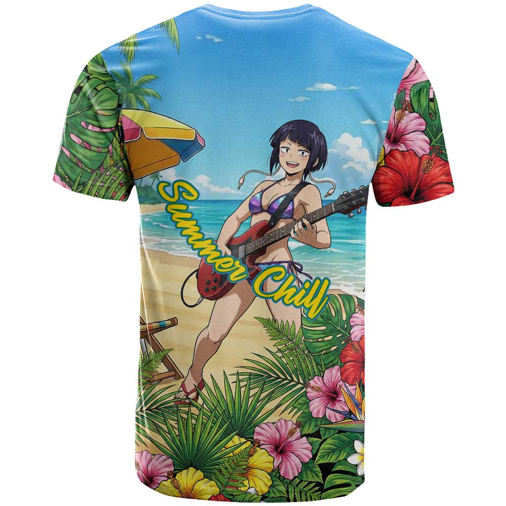 Kyoka Jiro Summer Chill T Shirt Tropical Anime Rock Vibes
