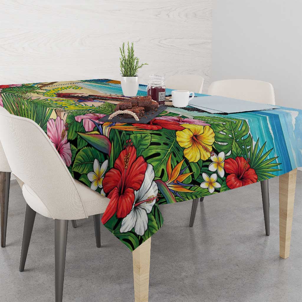 Kyoka Jiro Summer Chill Tablecloth Tropical Anime Rock Vibes