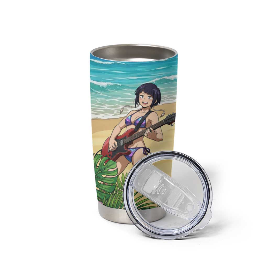 Kyoka Jiro Summer Chill Tumbler Cup Tropical Anime Rock Vibes