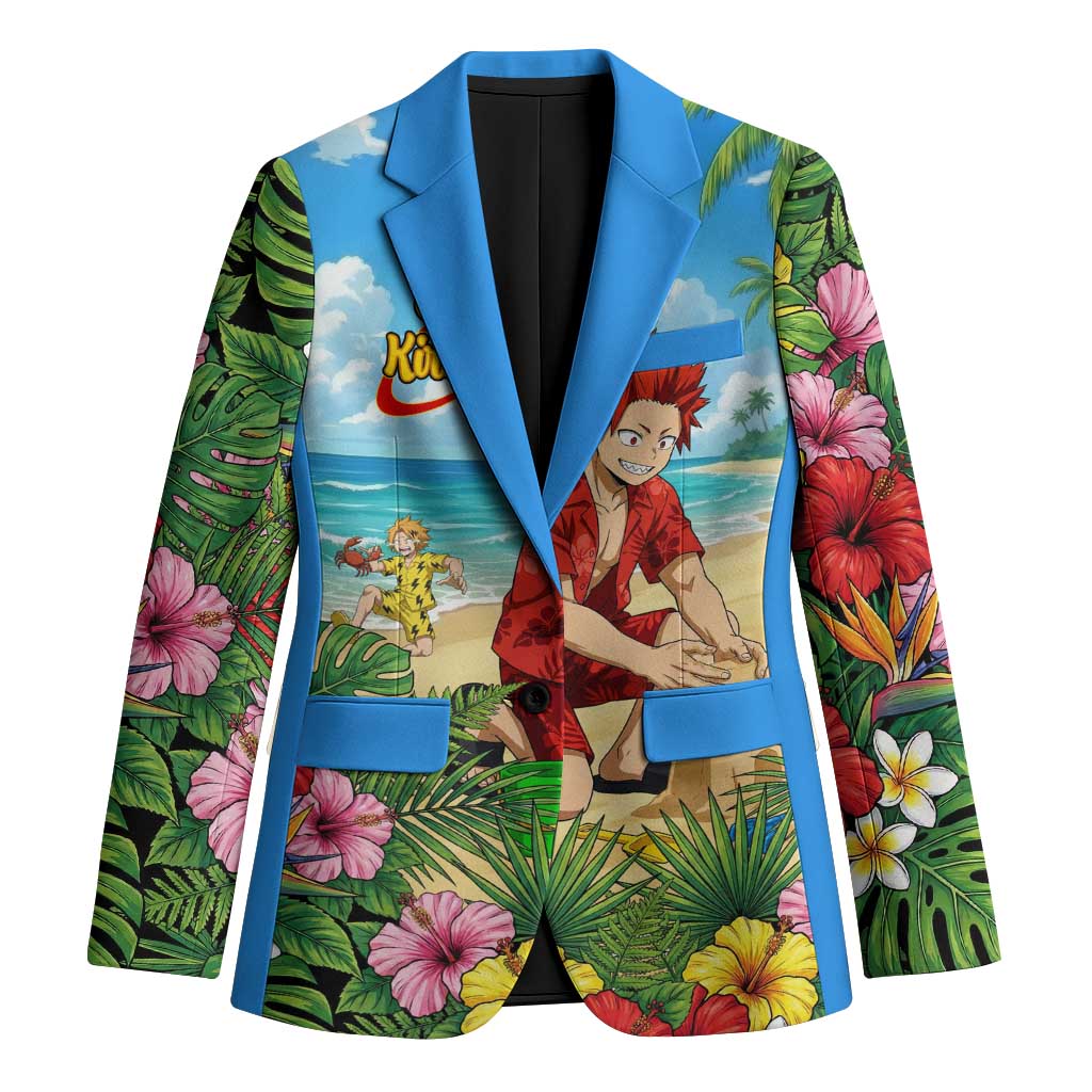 Eijirou Kirishima Summer Chill Blazer Tropical Anime Beach Fun