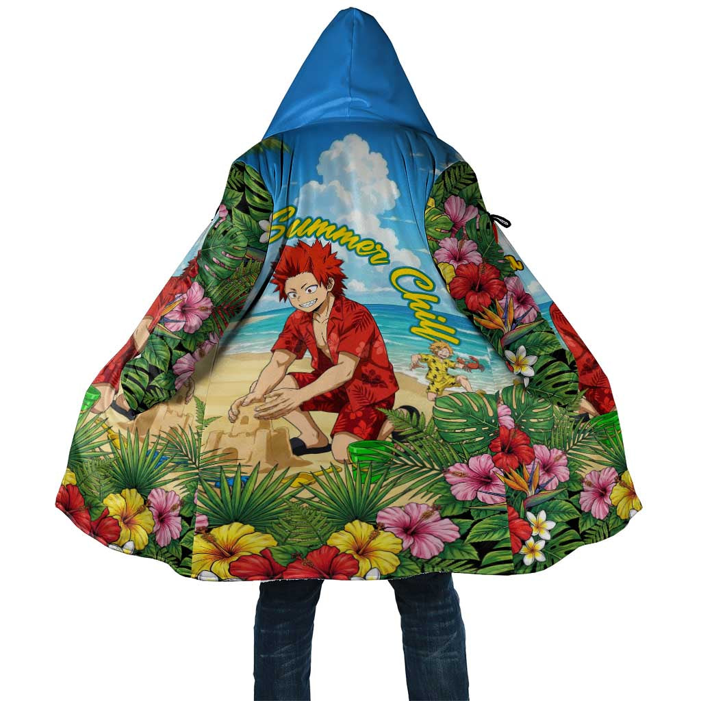 Eijirou Kirishima Summer Chill Cloak Tropical Anime Beach Fun