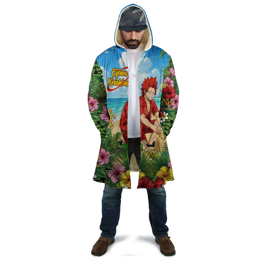 Eijirou Kirishima Summer Chill Cloak Tropical Anime Beach Fun