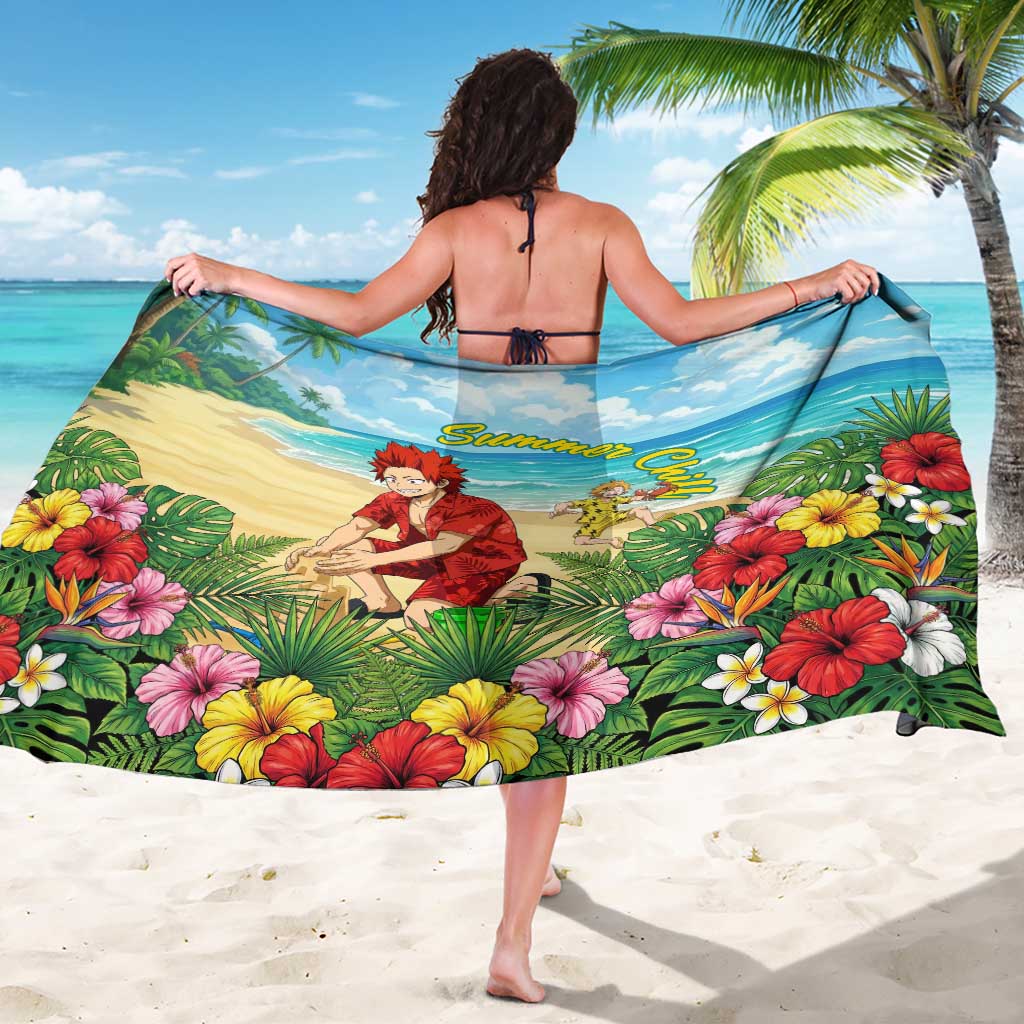 Eijirou Kirishima Summer Chill Sarong Tropical Anime Beach Fun