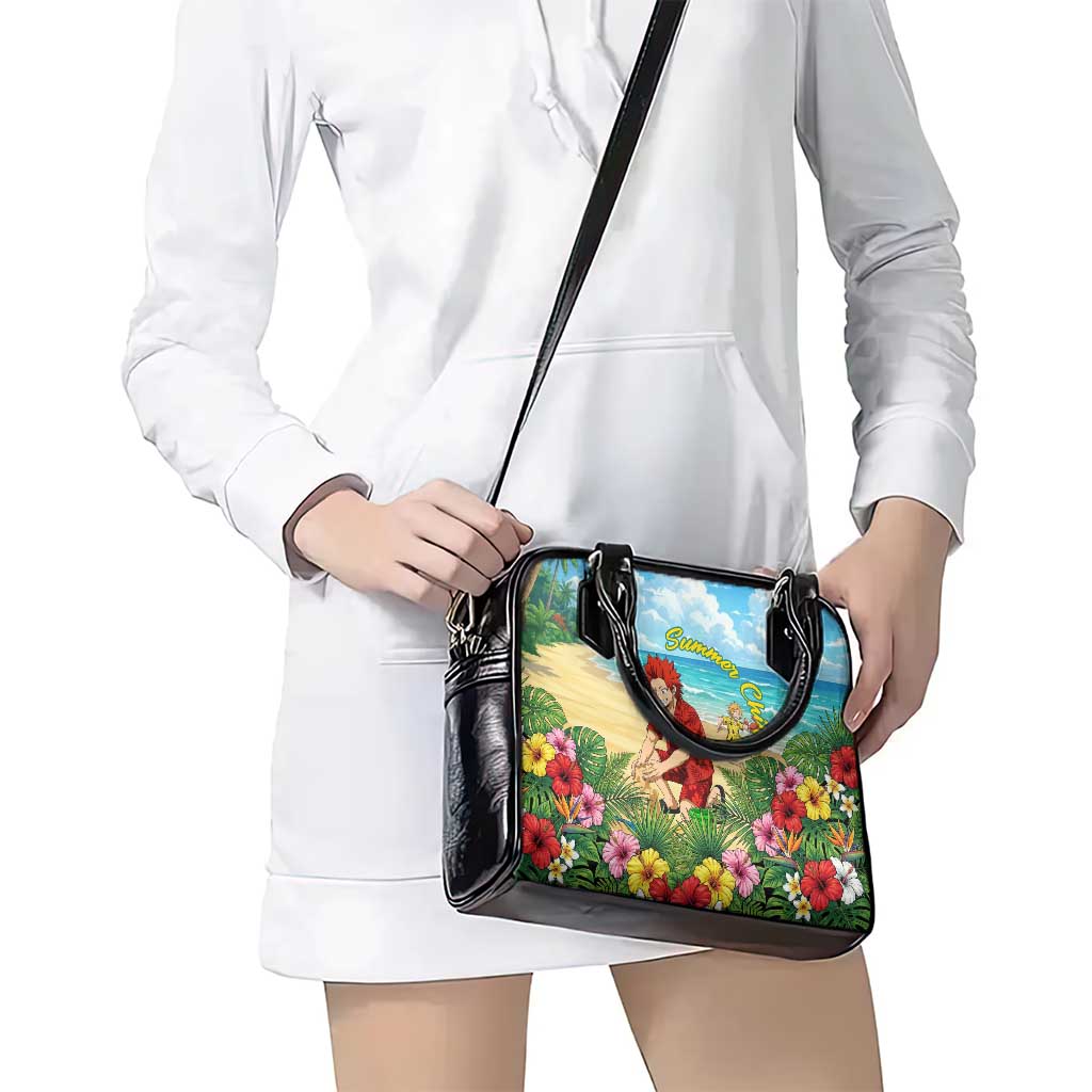 Eijirou Kirishima Summer Chill Shoulder Handbag Tropical Anime Beach Fun
