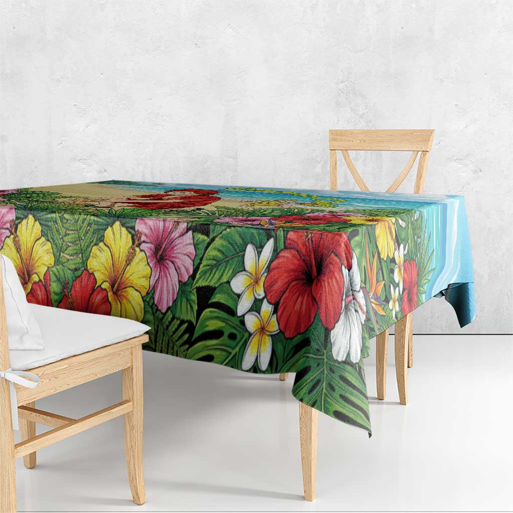 Eijirou Kirishima Summer Chill Tablecloth Tropical Anime Beach Fun