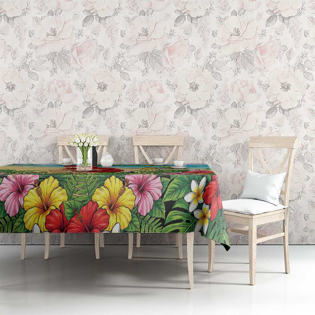 Eijirou Kirishima Summer Chill Tablecloth Tropical Anime Beach Fun