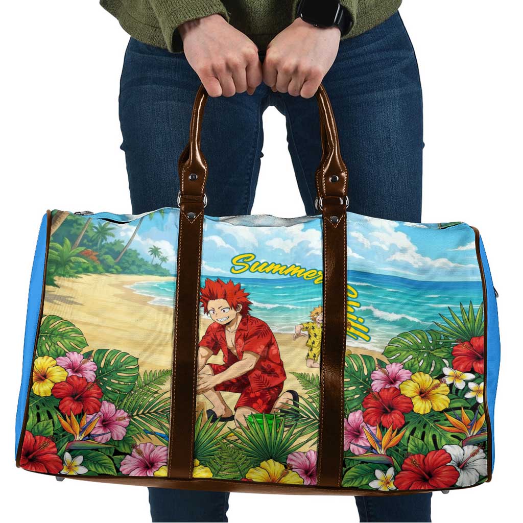 Eijirou Kirishima Summer Chill Travel Bag Tropical Anime Beach Fun