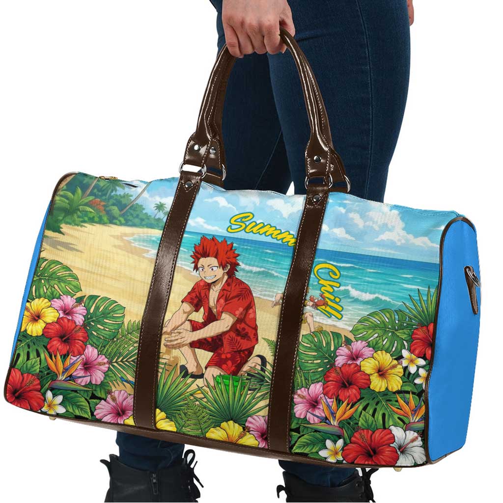 Eijirou Kirishima Summer Chill Travel Bag Tropical Anime Beach Fun