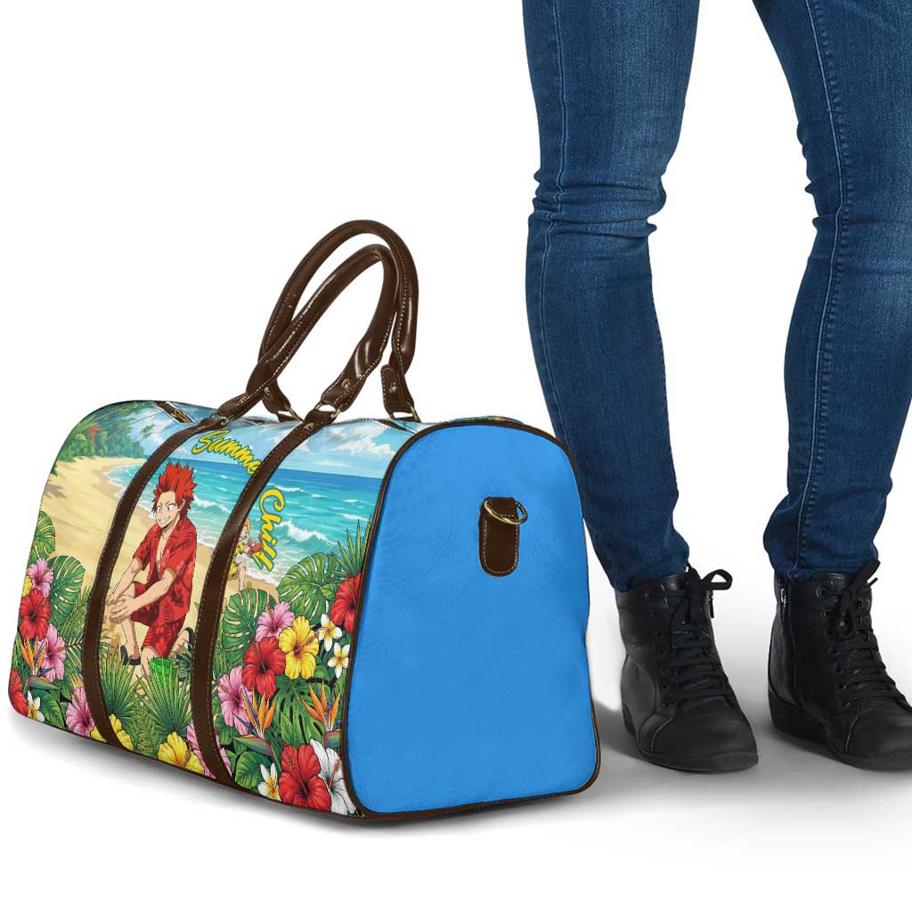 Eijirou Kirishima Summer Chill Travel Bag Tropical Anime Beach Fun