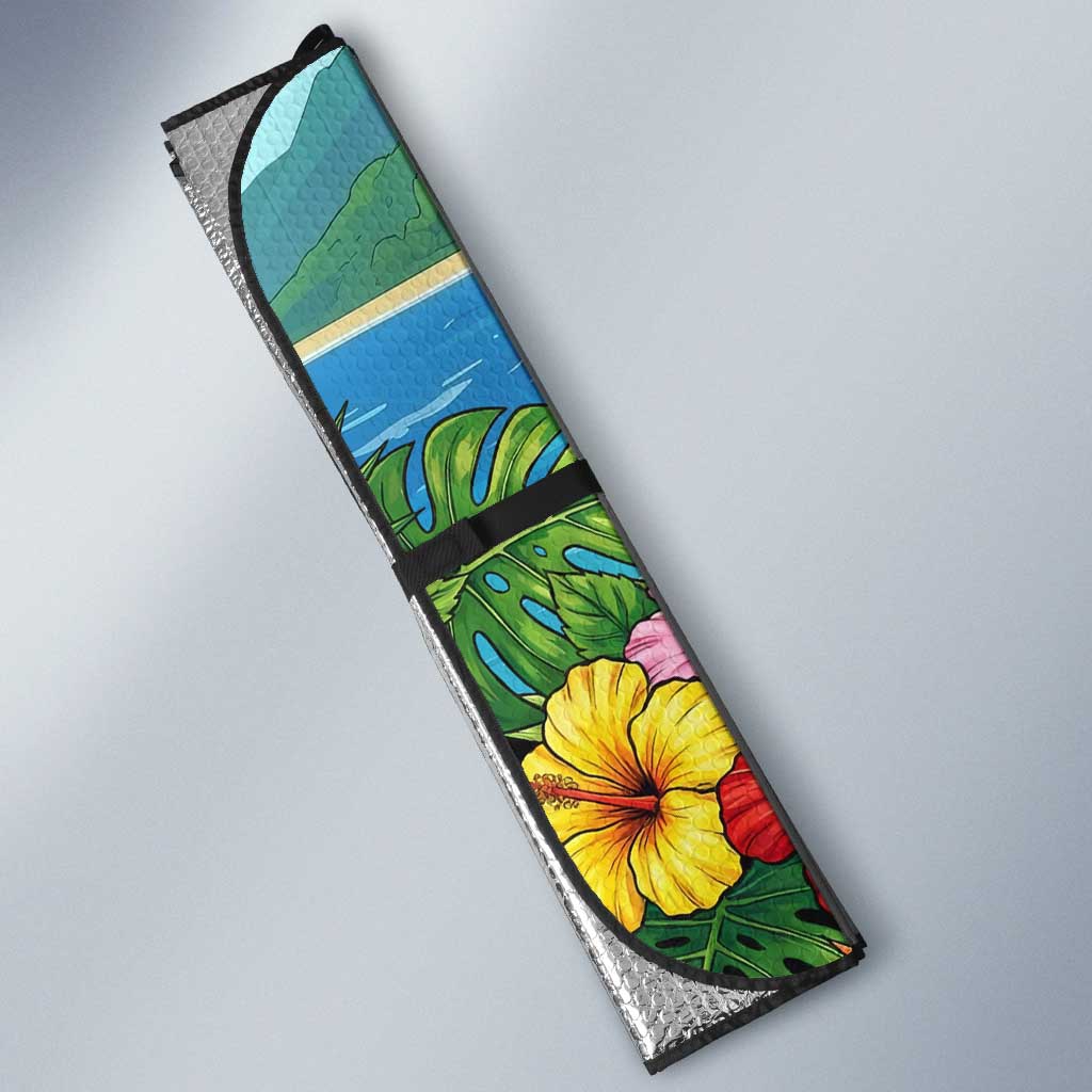 Shoto Todoroki Summer Chill Auto Sun Shade Tropical Anime Leisure Scene
