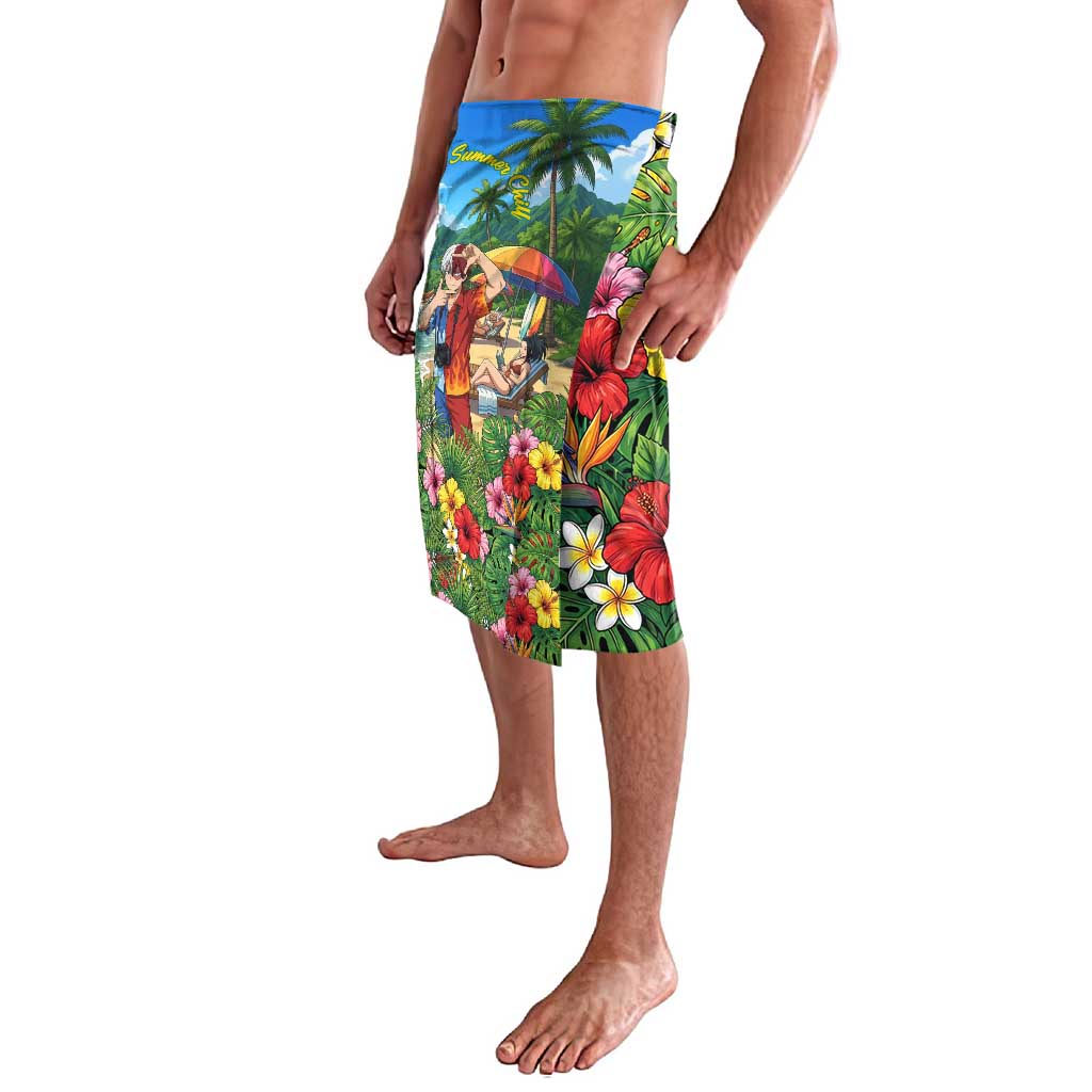 Shoto Todoroki Summer Chill Lavalava Tropical Anime Leisure Scene