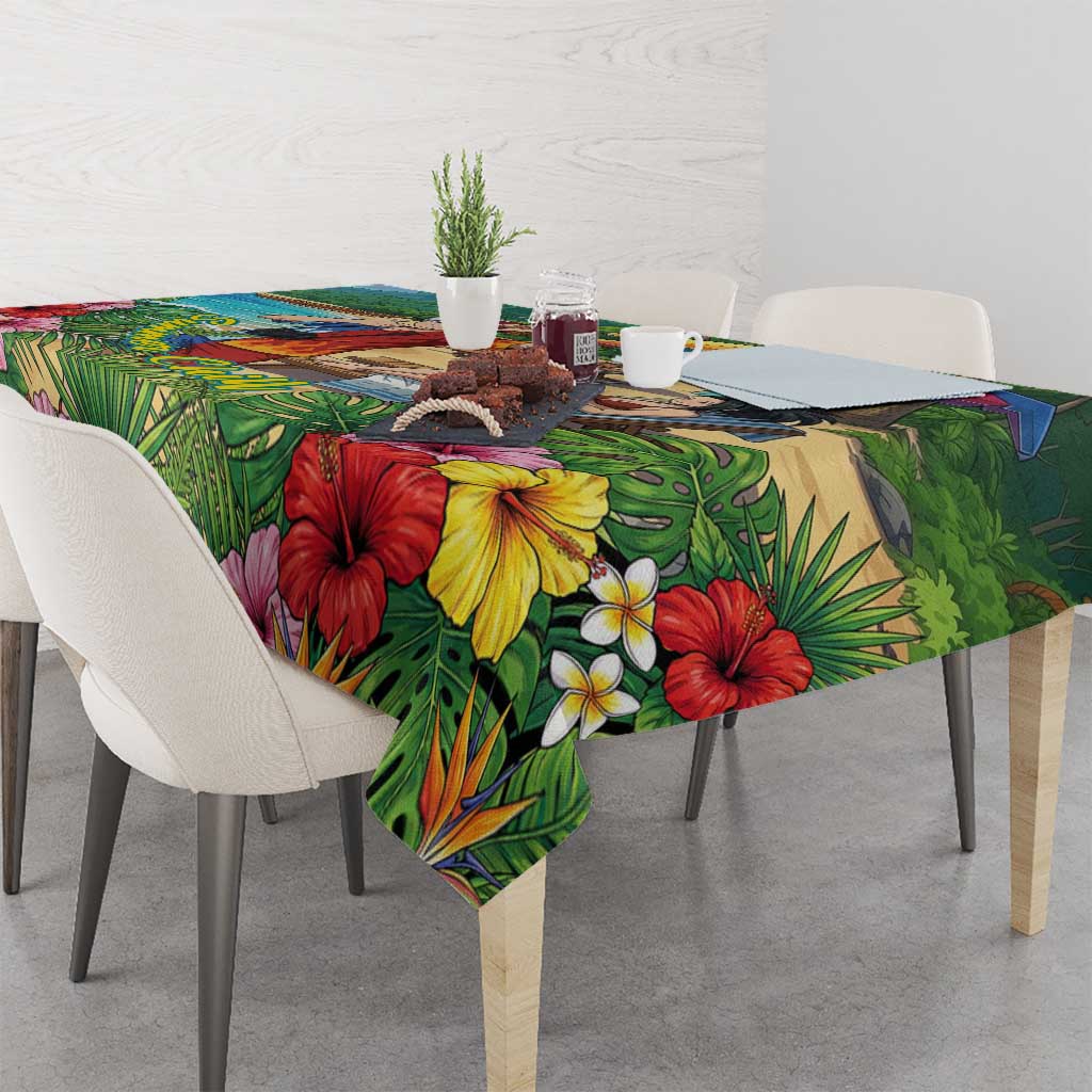 Shoto Todoroki Summer Chill Tablecloth Tropical Anime Leisure Scene