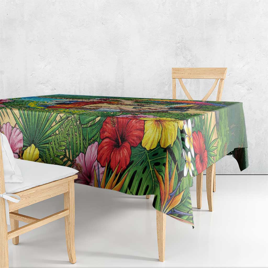 Shoto Todoroki Summer Chill Tablecloth Tropical Anime Leisure Scene