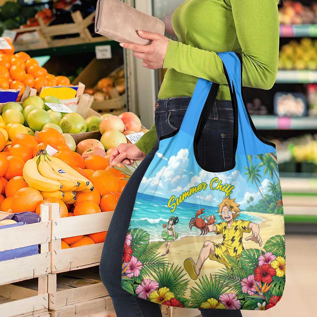 Denki Kaminari Summer Chill Grocery Bag Tropical Anime Comedy Scene