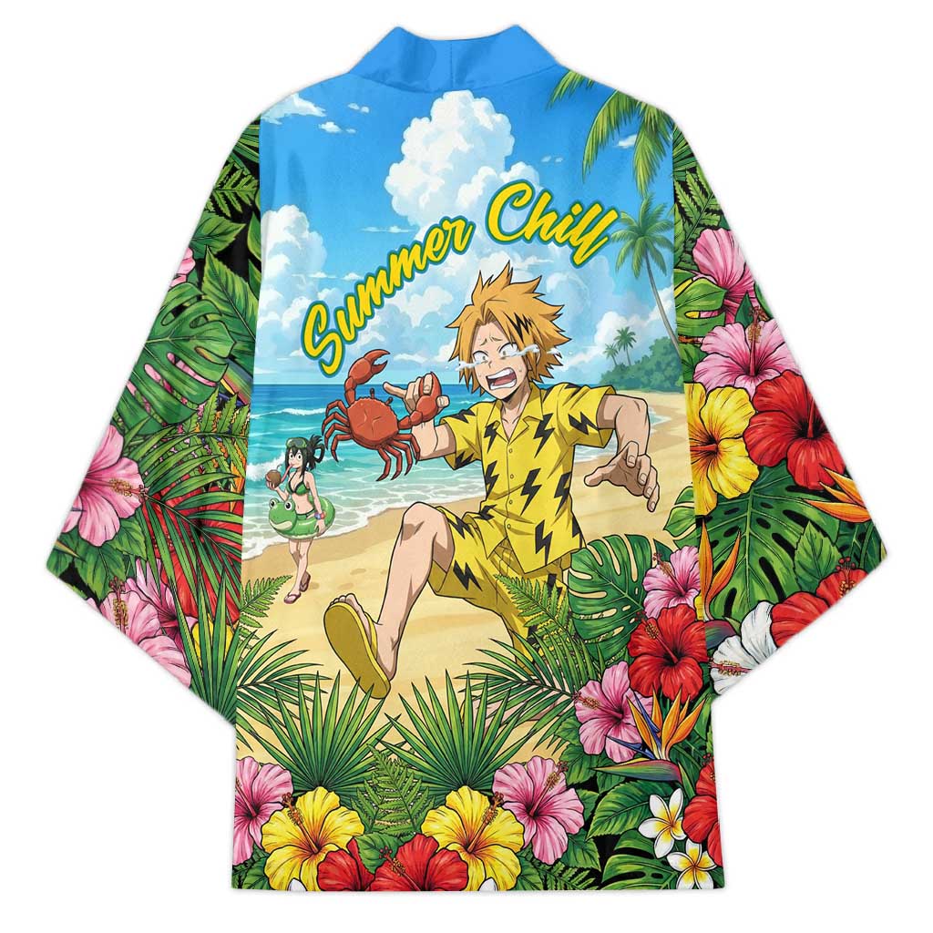 Denki Kaminari Summer Chill Kimono Tropical Anime Comedy Scene