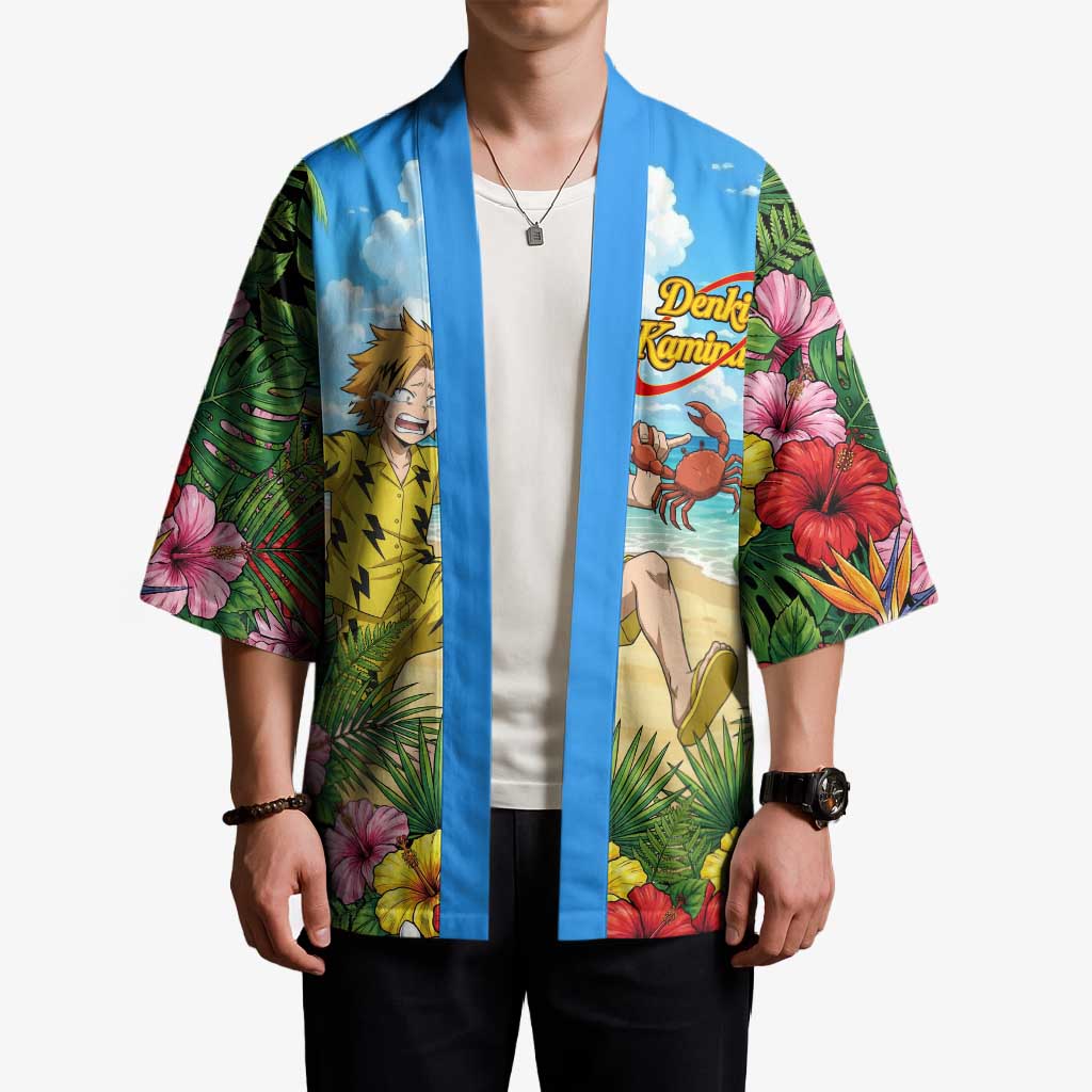 Denki Kaminari Summer Chill Kimono Tropical Anime Comedy Scene