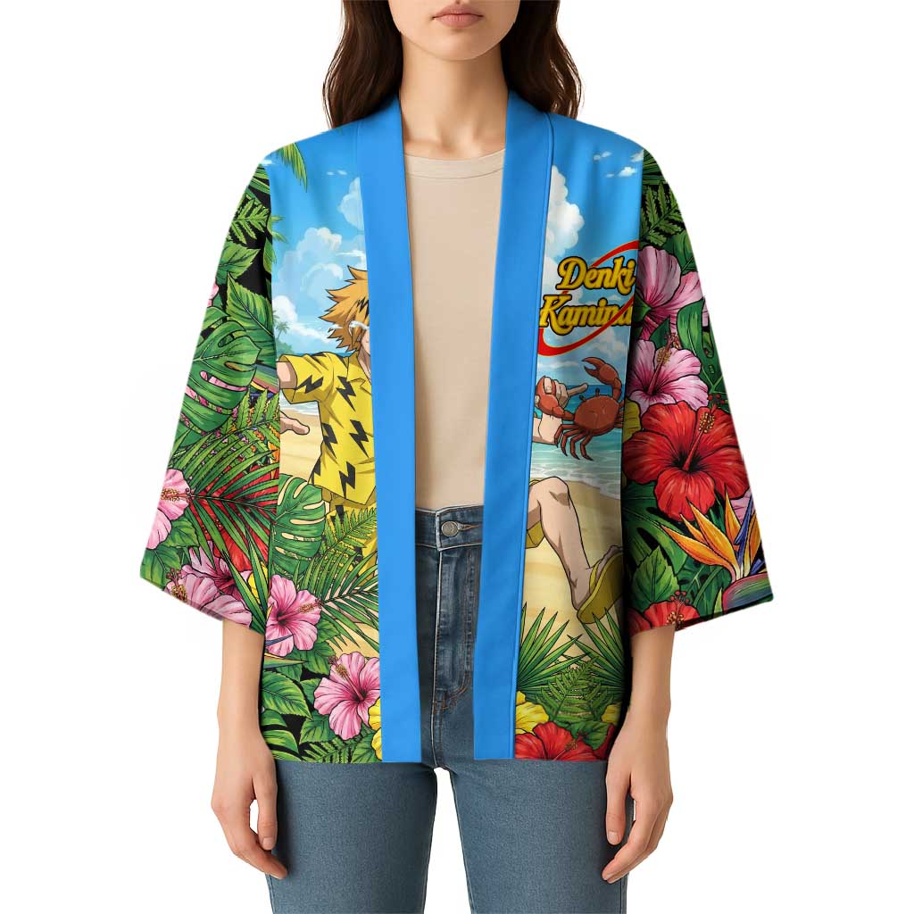 Denki Kaminari Summer Chill Kimono Tropical Anime Comedy Scene