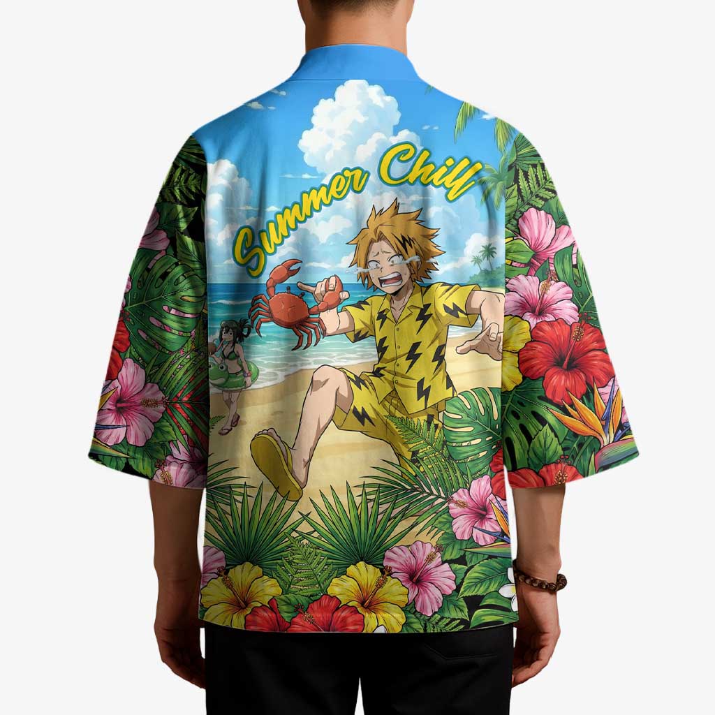 Denki Kaminari Summer Chill Kimono Tropical Anime Comedy Scene