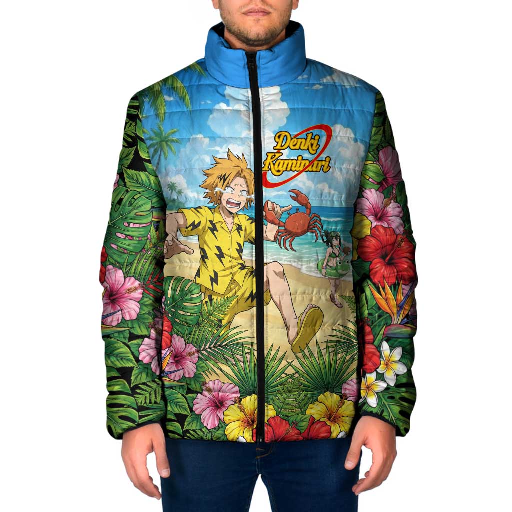 Denki Kaminari Summer Chill Padded Jacket Tropical Anime Comedy Scene
