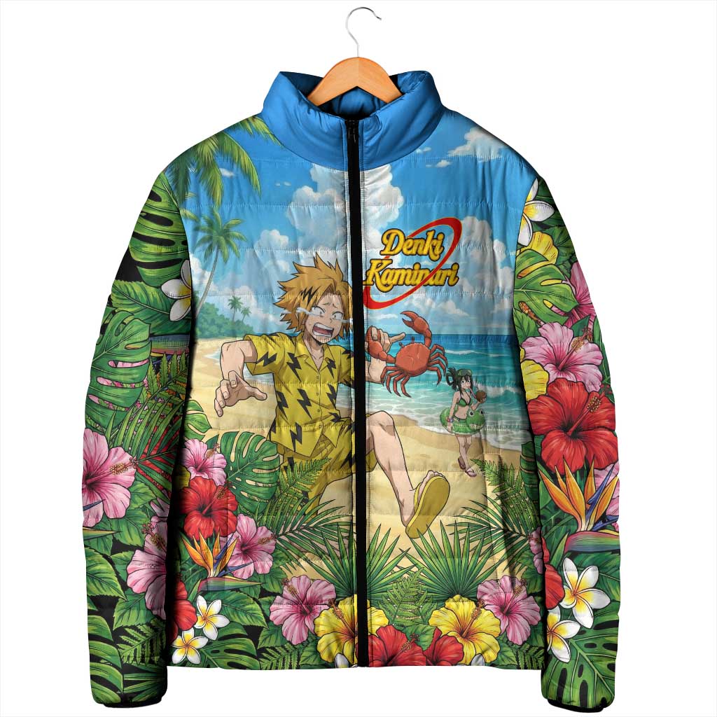 Denki Kaminari Summer Chill Padded Jacket Tropical Anime Comedy Scene
