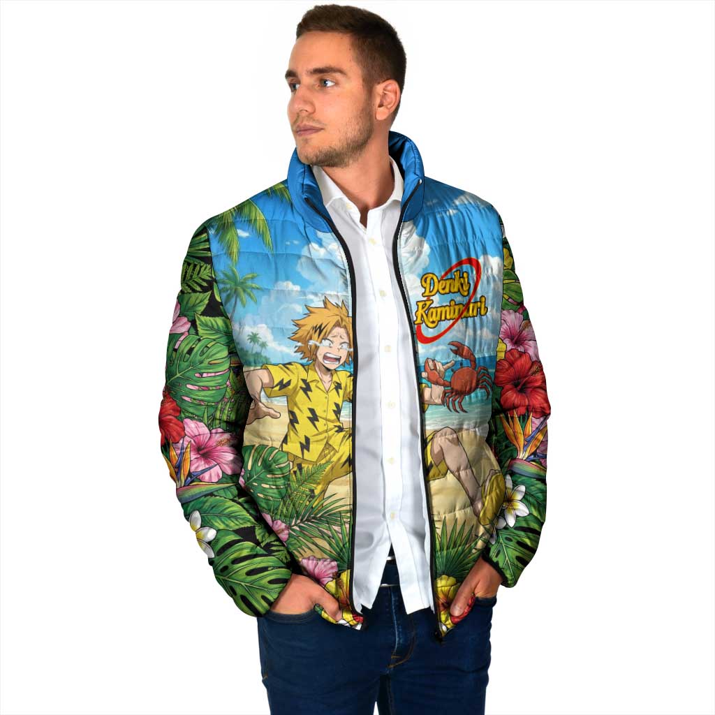 Denki Kaminari Summer Chill Padded Jacket Tropical Anime Comedy Scene